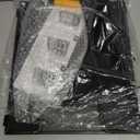 5 Tier Wall File Organizer - Hanging File Organizer with 5 Hooks, Mail Holder Wall Mounted for Papers, Folders, Magazines, Bills, Office&School Organization, Black