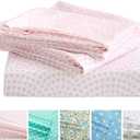 Vonty Kids Bed Sheets Twin XL Pink Heart Printed Sheets for Girls, Soft Lightweight Microfiber Easy Wash Bedding Set (1 Fitted Sheet + 1 Flat Sheet + 1 Pillowcase)