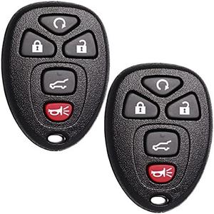 SUPALAND Remote Key Fob Replacement Fits for Chevy Traverse 2007-2016 Tahoe Suburban GMC Acadia Yukon XL Buick Enclave Cadillac Escalade Saturn Outlook OUC60270 OUC60221 Keyless Entry Remote Control