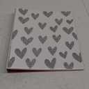 Avery + Amy Tangerine Designer Collection Binder, 1 Inch Round Rings, 175-Sheet Capacity, Hatchmark Hearts (28320)
