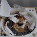 52 Inch Fandelier Ceiling Fan with Light, Chandelier Fan, Retractable Crystal Ceiling Fan Dimmable LED, 3 Color Temperatures, 6 Speeds, for Bedroom & Living Room