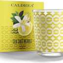 Caldrea Scented Candle, Made with Essential Oils and Other Thoughtfully Chosen Ingredients, 45 Hour Burn Time, Sea Salt Neroli Scent, 8.1 oz