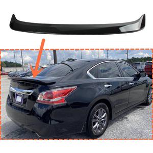 MUTUSAISI Rear Trunk Lip Spoiler OEM Factory Style Wing Compatible with Nissan Altima S/SL/SV/Advance 2013 2014 2015 Accessories (with LED Light)