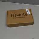 Ravinte Hardware 20 Pack Black Cabinet Handles, 3 Inch (76mm) Finger Edge Pulls, 2 Inch Hole Center, Finger Pulls for Cabinets