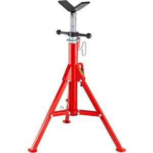 Pipe Jack Stand Robust Steel Heavy-Duty Construction | Adjustable Height Range | Folding & Portable Design | Secure Stability | Versatile Applications