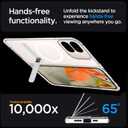 Hiooloon Magnetic for Pixel 10 Pro Fold Case Clear, Compatible with Pixelsnap & MagSafe, Built-in 2-Way Kickstand [Horizontal & Vertical Stand] Magnetic Slim Fit Anti-Slip Rugged Bumper Cover (Clear)