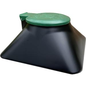 Doggie Dooley "The Original In-Ground Dog Waste Disposal System, Black with Green Lid (3800X)