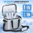 CUEME Cold Therapy Machine with Programmable Timer, Ice Machine for Knee After Surgery, Knee Replacement Recovery System, Cryotherapy Pain Relief, w/Compression Pad for Shoulder, Hip, Ankle and Foot