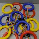 Yunsailing 12 Sets Toddlers Walking Ropes Preschool Walking Rope for Kids Handles Safety Colorful Line Detachable Transition Rope for Children's School Kindergarten Outdoor Supplies Wrist Leashes