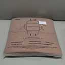 Seat Back Protector + Large Capacity Pocket Storage Organizer,Preventing The Impact of Children Stepping on The Seat Backrest (Style A-Brown)