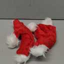 2 Pack Unisex Christmas Santa Hats - Extra Thick Velvet Comfortable for Adult - Ideal for Xmas Holiday Parties & New Year Festive Occasions