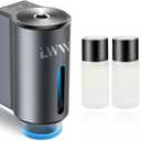 Smart Car Air Freshener, 3 Levels of Adjustable Intensity, Aroma Rechargeable Aroma Diffuser, Adjustable Aroma Diffuser, 220mAh Built-in Fresh+Intense+Ocean Perfume (Fresh+intense+ocean Flavour)