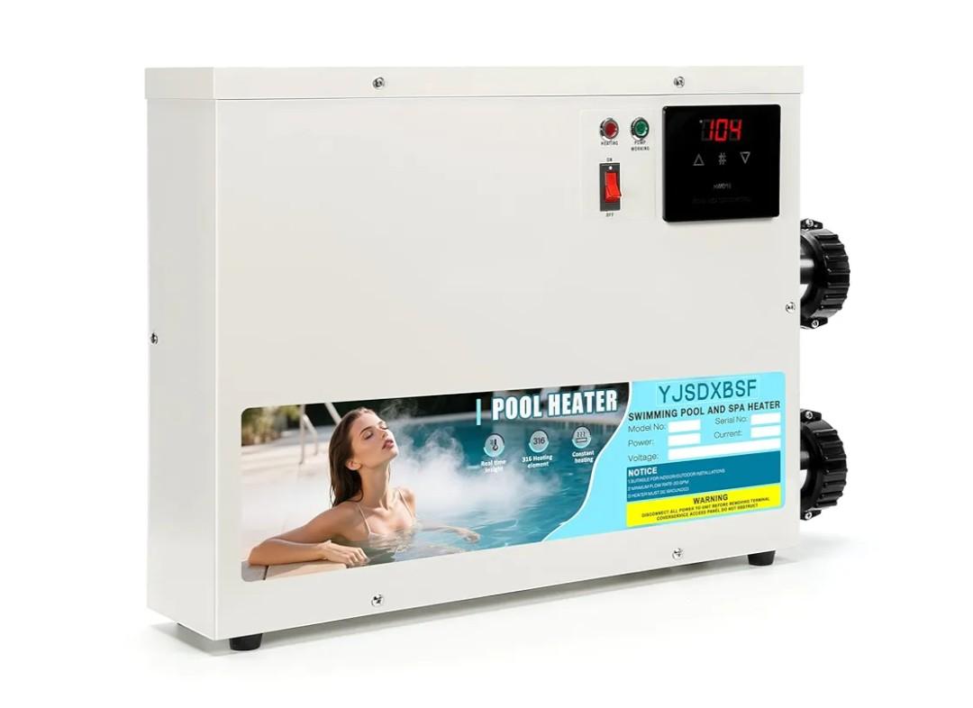 Pool Heater 11KW 220V-240V for Above Ground Pool Hot Tub Water and Swimming Pool Heaters for Above Ground Pools,spa Heater