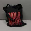 Personalized Custom Design Cotton Canvas Tote Reusable Shopping Bag Small, Black & Beige Mix 10pcs