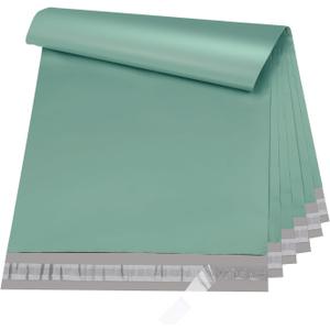 Metronic Large Poly Mailers 24x24 100 PCS, Strong Adhensive Shipping Bags for Clothing, Waterproof Shipping Envelopes for Small Business, Tear-resistant Mailers Poly Bags in Grayed Jade Green