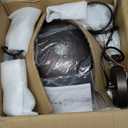 12 Inch Oil Rubbed Bronze Farmhouse Pendant Lights Large Pendant Lights for Kitchen Island Industrial Adjustable Height Vintage Big Dome Hanging Light Fixtures for Barn, Dining Room 3 Packs