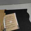 Fluxynara Scalloped Felt Bulletin Board, 35.4"x23.6", Black
