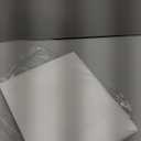 LiBa Fabric Bathroom Shower Curtain, 72" W x 72" H White Heavy Duty Waterproof Shower Curtain Liner