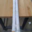 Aoneky Aluminum 1.5'' Badminton Posts - Badminton Poles with Sleeves, White