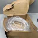 MECCANIXITY Clear PVC Tubing 3/4" ID 7/8" OD Plastic PVC Tube Flexible Water Hose 50ft for Industrial Tubing, Aquariums, 19mm x 22mm