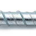 CONFAST LDC123 1/2" x 3" Zinc Plated Large Diameter Concrete Screw for Anchoring to Masonry, Brick or Block (18 Pack)