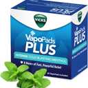 Vicks VapoPads Plus with Intense Cold Blasting Menthol Value Pack, 20 Count Refill Scent Pads, Vapor Pads for Vicks Humidifiers, Vaporizers and Steam Inhaler, FSA and HSA Eligible