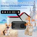Electric Cooling House for Cat Heated Cat Bed & Cooling Cat Cave - Air-Conditioned Cat House with Smart Thermostat, Season Hot Summers & Cold Winters, Easy to Clean & Portable