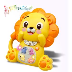 Musical Toys for 1 Year Old Boys and Girls, Baby Light Up Piano Keyboard Musical Toys for Toddlers 1-3, Early Learning Educational Infant Toys, 1 Year Old Baby Boy Girl Toys Gifts (Lion)
