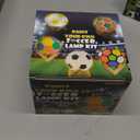 Paint Your Own Soccer Ball Lamp Kit, 5.9 Inch 16 Colors DIY 3D Soccer Ball Light Remote Control,Art Supplies Birthday Gifts for Friends Kids, Arts Crafts for Girls Boys Ages 6 - 8 Years Old 