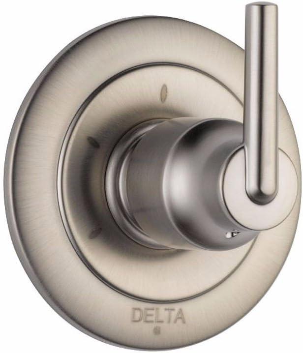Delta Faucet Trinsic 3-Setting Shower Handle Diverter Trim Kit, Diverter Valve Trim Kit Brushed Nickel, 3 Way Shower Diverter, Delta Diverter Trim, Stainless T11859-SS (Valve Not Included)
