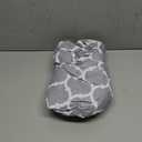 UMINEUX Oval Fitted Vinyl Tablecloth with Elastic Edged & Flannel Backing, Waterproof Wipeable Oval Table Cover - Fits Tables up to 42"X68" (Gray Moroccan)