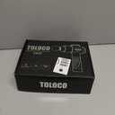 TOLOCO Massage Gun, Deep Tissue Back Massage for Athletes for Pain Relief, Percussion Massager with 10 Massages Heads & Silent Brushless Motor, Christmas Gifts for Women, Men, Grey