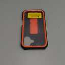 FNTCASE for iPhone 16 Phone Case: Military Grade [Built-in Screen Protector] [Kickstand] Matte Textured Drop Proof Protection Cover | Rugged Shockproof TPU Protective Sturdy Cases - Orange