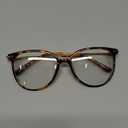 Gaoye Blue Light Blocking Glasses - Trending Round TR90 Frames, Metal Arms, UV400 Protection - Matching Soft Case (*1-tea Leopard/Transparent Lens)