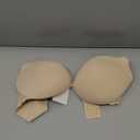 REORIA Women's Trendy Plunge Nipple Padded Comfortable Smoothing Supportive Underwire Push Up Bras ((36) 36D, Clay)