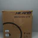 Hiland 26" 27.5" 28" x1.75" Alloy Bike Rim for 1.75 to 2.215 Inch Wide Tire, Front & Back MTB Wheelset with 7 Speed Freewheel, Bolt On Axle, Bicycle Accessories for Adult Bikes