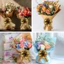 20pcs 7 Inch Pull Bows Gold Gift Wrap Bows for Gift Wrapping, Ribbon, Basket, Flower, Christmas, New Year, Birthday, Graduation, Party Decorations