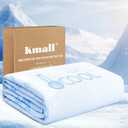 Kmall Premium Cooling King Size Mattress Protector  100% Waterproof & Breathable Cool 3D Air Fabric Bed Mattress Cover, Ultra Soft Noiseless Pad for 8"21" Deep Pocket, Machine Washable (White)