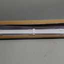 LazBlinds No Tools No Drill 1" Vinyl Mini Blinds, Cordless Blinds for Windows, Light Filtering Horizontal Window Blinds & Shades, 31" W x 64" H, White