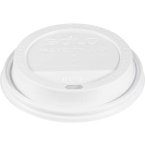SOLO TLP316-0007 White Traveler Lid for SSP and Bare Paper Hot Cup - 2 Packs of 100 (200 Lids Total)