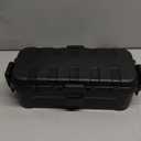 Flemoon Medium Outdoor Electrical Box (11.5x5.2x4 inch), IP54 Waterproof Extension Cord Cover w/6 Cable Entry Ports, Weatherproof Connection Box for Power Strip, Timer, Plug, Holiday Lights, Black