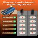 Dog Bark Deterrent Device 65FT Range Anti Barking Device for Dogs, Stops Neighbors Dog Barking with 3 Ultrasonic Frequencies (25/30/40kHz) & 5 Sound Modes, for Indoor & Outdoor Training