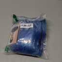 Long Blue Wavy Wig Middle Part for Women 26 Inch Ombre Blue Curly Wavy Wig Natural Looking Synthetic Heat Resistant Fiber Wig for Daily Party Use