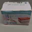 Mini Steam Iron for Clothes, Biupky Travel Steamer for Clothes Portable, Micro Steam Iron Mini Handheld Steamer Support Dry And Wet Ironing for Home Travel (White)