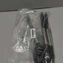 TeamFar Kitchen Utensils, 4 PCS Silicone Cooking Utensils Spatula Spoon Set with Stainless Steel Handle, for Frying Mixing Draining Turning, Healthy & Heat-proof, Non-stick & Dishwasher Safe - Black