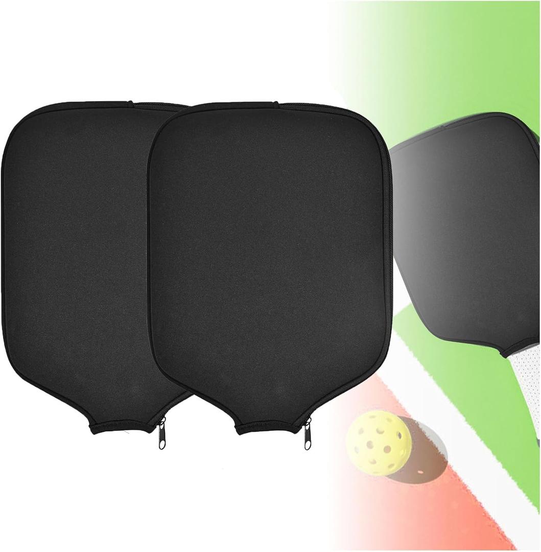 Pickleball Paddle Cover, Universal Case Size - 8.6 x 12.2 inches Racket Sleeve, Compatible with Most USAPA Standard and Elongated Pickball Paddles, One Size