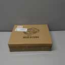 Snackle Box Container with Sealed Lid  Portable BPA-Free Snack Box with Foldable Handle, Divided Serving Tray for Fruit, Candy, Nuts & Veggies  Perfect for Travel, Picnic, Beach & Party 11.8" x 8.8" (Blue)