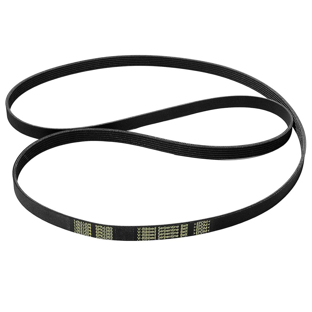 Serpentine Belt Compatible with Chevy Silverado/Suburban/Tahoe, GMC Sierra/Yukon/Savana, Cadillac Escalade Fits 4.8L 5.3L 6.0L V8, EPDM Drive Belt Replaces 12637204 6PK2365