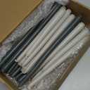 MTLEE Taper Candles 8/10/12 Multi Height Unscented Taper Candles 8 Burn Hours for Dinner Decorative Home Decoration Fall Thanksgiving Wedding Party Candlesticks(Gradient Green,36)