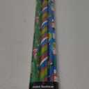 CAMKUZON Christmas Foil Wrapping Paper with Cut Lines on Reverse 3 Rolls Pack - Dancing Santa Claus, Colorful Stripes and Assorted Christmas Characters - Holiday Wrapping Paper Bundle, 24 Inch X 144